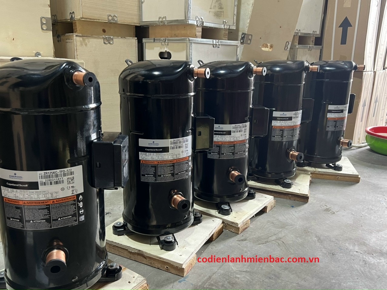 Máy nén ZR125KC–TFD–522 